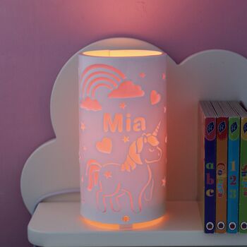 Personalised Unicorn LED Night Light, 5 of 12