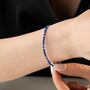 Natural Blue Agate Bracelet, thumbnail 8 of 8