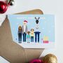 Personalised Family Christmas Cards Pack, thumbnail 1 of 8