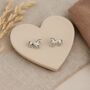 Sterling Silver Horse Stud Earrings, thumbnail 2 of 8