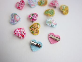 Liberty London Heart Hair Tie Or Clip, 3 of 10