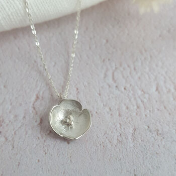 Sterling Silver Meadow Flower Necklace, 3 of 8