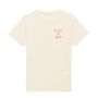 Candy Cane Personalised T Shirt | Cream, thumbnail 1 of 2