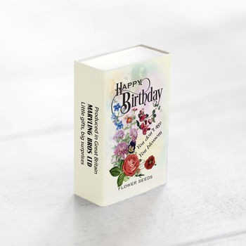 December Birth Flower Seeds And Birthday Candle Gift, 5 of 8