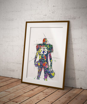 Personalised American Football Prints, 2 of 5