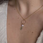 Astralis Necklace 14k Gold Filled And Cubic Zirconia, thumbnail 3 of 6