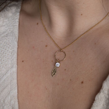 Astralis Necklace 14k Gold Filled And Cubic Zirconia, 3 of 6