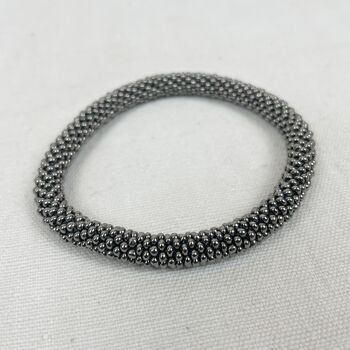 Fair Trade Handmade Glass Bead Tube Bracelets Mix Match, 7 of 12