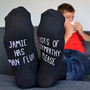 Man Flu Sympathy Personalised Socks, thumbnail 1 of 2
