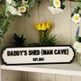Personalised Shed Workshop Vintage Wooden Road Sign, thumbnail 5 of 8