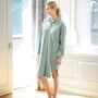 Women's 'Moss' Herringbone Brushed Cotton Nightshirt, thumbnail 2 of 3