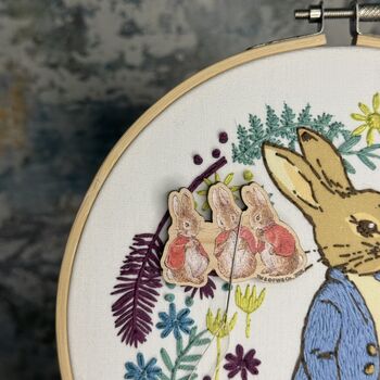 Beatrix Potter Flopsy, Mopsy And Cottontail Needle Minder, 3 of 4