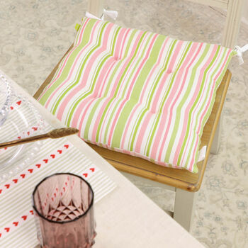 Gingham Check Seat Cushions, 3 of 6