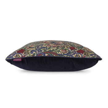 William Morris Golden Lily Luxury Wool Filled Cushion, 4 of 11