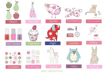 Girls Personalised Pillow Case Various Designs, 3 of 5