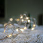 Silver Leaf Fairy Lights, thumbnail 1 of 5