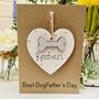 Personalised Father's Day Dog Pooch Keepsake Card, thumbnail 2 of 8