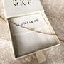 August Birthstone Peridot Gold Necklace, thumbnail 5 of 5