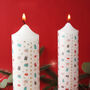 Christmas Presents Pillar Advent Candles, thumbnail 1 of 5