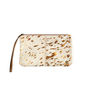 Cream And Gold Pony Hair Bridal Clutch Bag, thumbnail 2 of 5