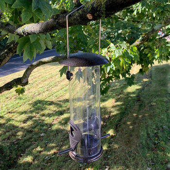 Bird Feeding Station With Five Feeders And Stabilizers, 9 of 11