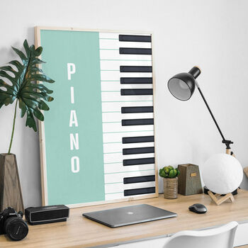 Piano Print | Instrument Music Poster, 6 of 12
