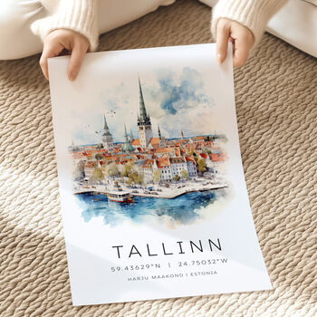 Estonia City Illustration Of Tallinn, 3 of 7