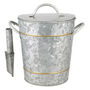 Personalised Galvanised Zinc Ice Bucket And Scoop, thumbnail 2 of 8