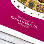 King Charles Coronation Crown Magenta Art Print, thumbnail 2 of 8