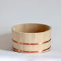 Japanese Wooden Bath Bowl, thumbnail 1 of 7