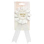 White Pearl Bride To Be Hen Party Rosette, thumbnail 3 of 3