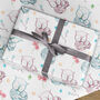 Mothers Day Wrapping Paper, Owl And Baby Roll Or Folded, thumbnail 1 of 2