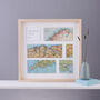 Remember When… Personalised Five Map Print Gift, thumbnail 2 of 8