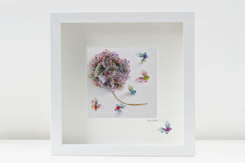 Memories 3D Multicoloured Flower Butterfly Art, 3 of 3