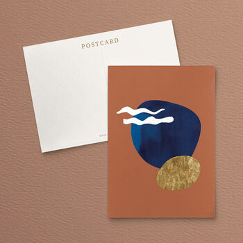 Abstract Shoreline Postcards Pack Of Five, 6 of 7