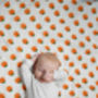 Oranges And Lemons Baby Swaddle Muslin, thumbnail 4 of 4