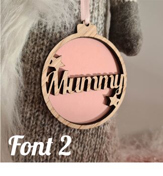 Personalised Name Christmas Bauble, 8 of 9