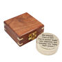 Engraved Signature Sundial Compass Graduation Gift, thumbnail 3 of 12