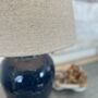 Aegean Blue Glazed Table Lamp, thumbnail 4 of 5
