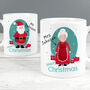 Personalised Mr And Mrs Claus Set Of Two Mugs, thumbnail 4 of 6