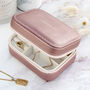 Personalised Bold Message Pink Jewellery Case, thumbnail 3 of 9