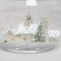 Christmas Village Snow Scene Gel Candle Bowl, thumbnail 2 of 3