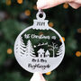 Personalised Mr And Mrs Newly Married Christmas Bauble, thumbnail 1 of 3