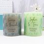 Personalised Engagement Patterned Coloured Candle, thumbnail 5 of 11