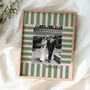 Personalised Wedding Photograph Print With Stripe Border, thumbnail 1 of 12