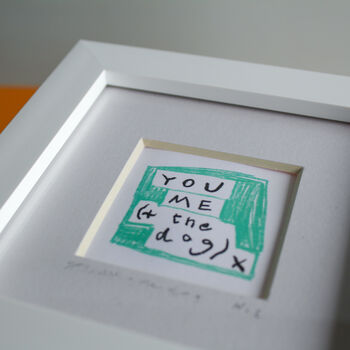 You, Me And The Dog Mini Art Print, 2 of 8