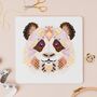 Mandala Panda Cross Stitch Craft Kit, thumbnail 2 of 6