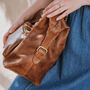 Leather Tote Bag With Multiple Pockets, thumbnail 3 of 7