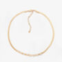 Kinmokusei 18 K Gold Plated Chain Floral Necklace, thumbnail 1 of 6