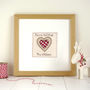 Personalised Heart Christmas Card For Her, thumbnail 4 of 12